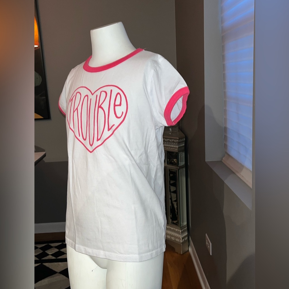 Three adorable shirts from forever 21. Girls size 13/14.  All in good condition. - Picture 4 of 16